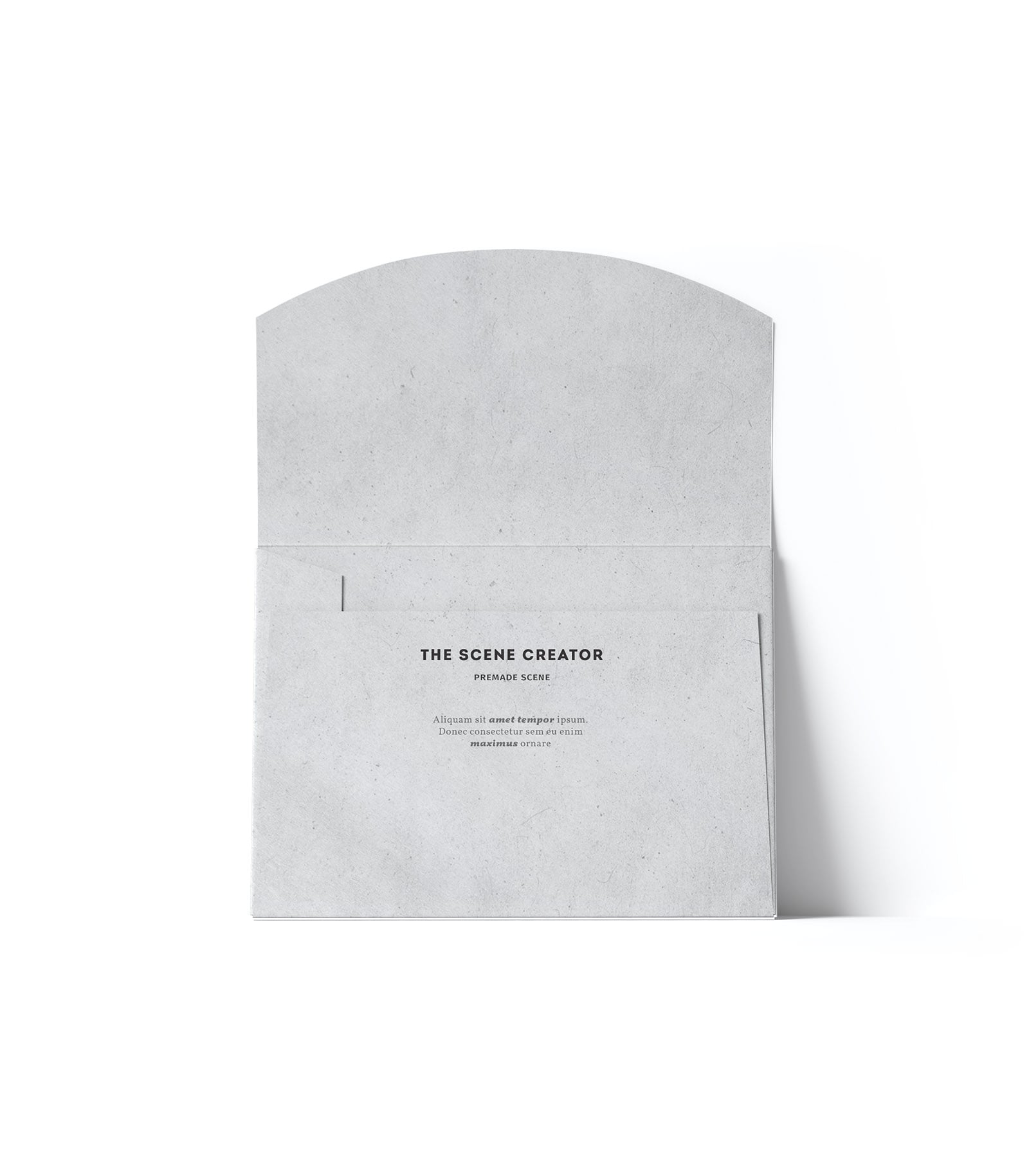 Mockup open envelope front v7 Mockup Open Envelope Front V7