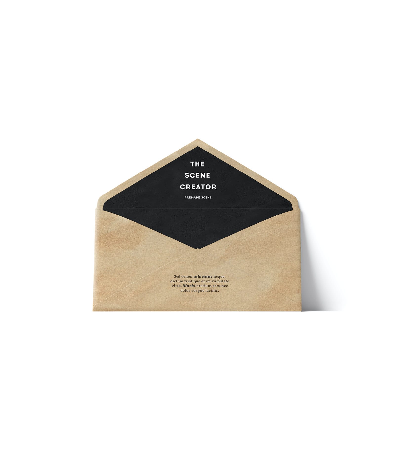 Mockup open envelope front v8 Mockup Open Envelope Front V8