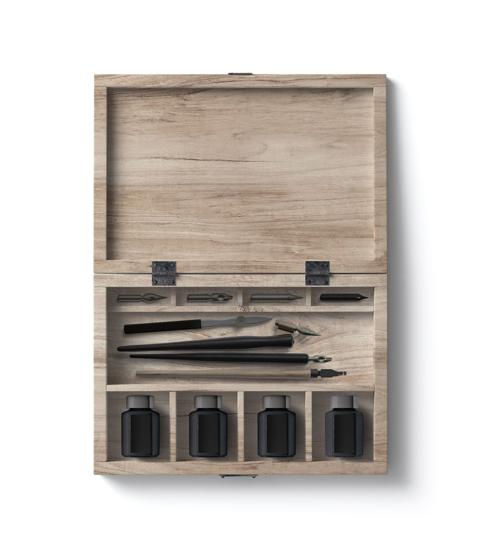 Mockup open lettering box top Mockup Open Lettering Box Top