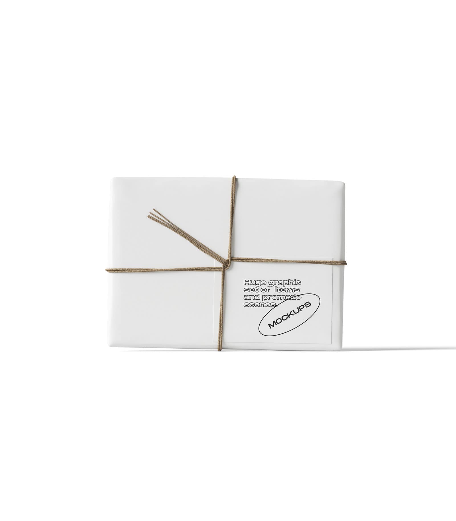 Mockup package with rope v2 front Mockup Package With Rope V2 Front