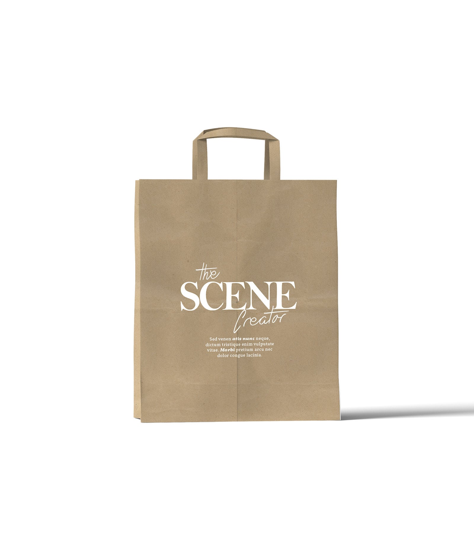 Mockup paper bag front v2 Mockup Paper Bag Front V2