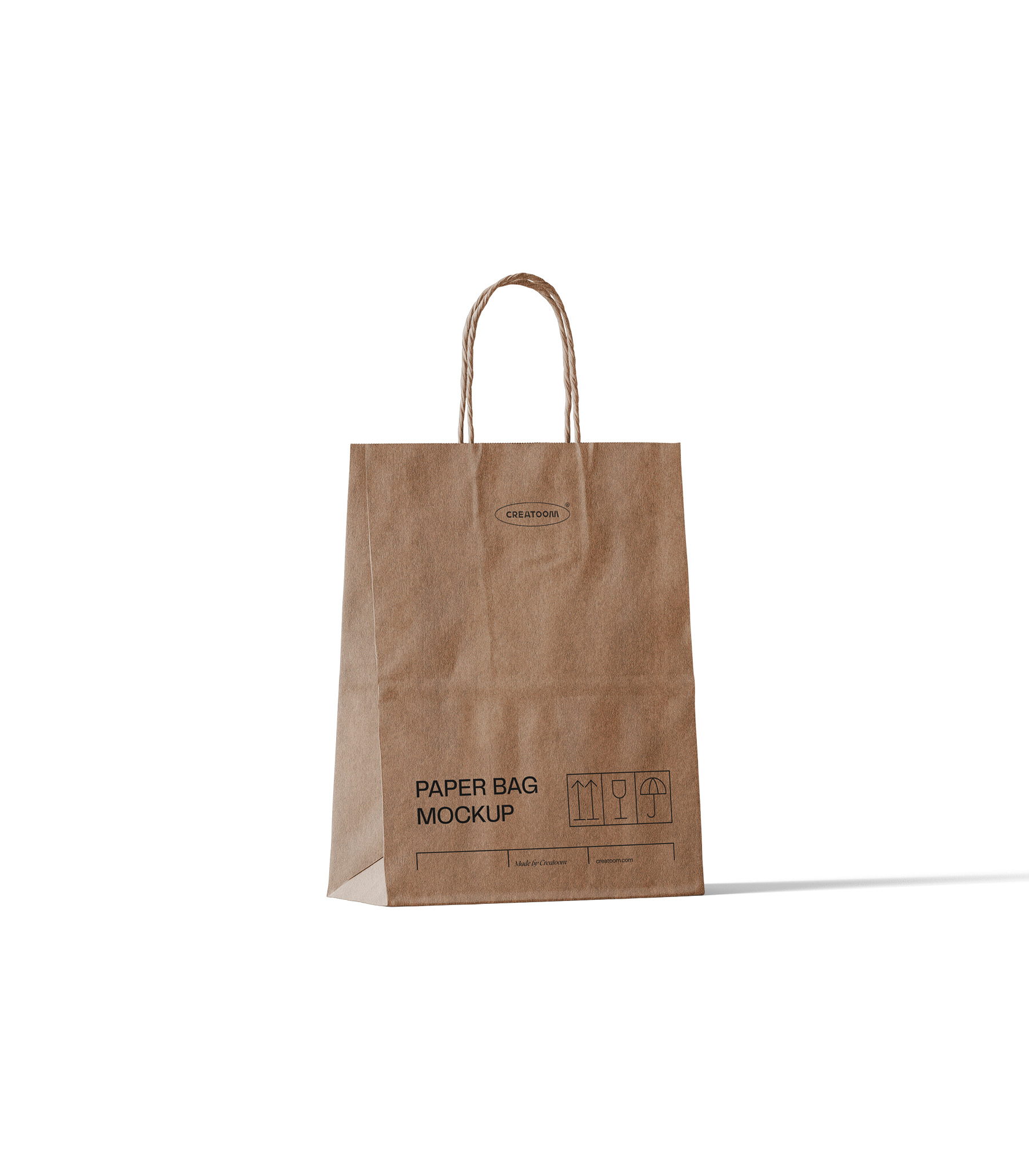 Mockup paper bag v22 front view Mockup Paper Bag V22 Front View