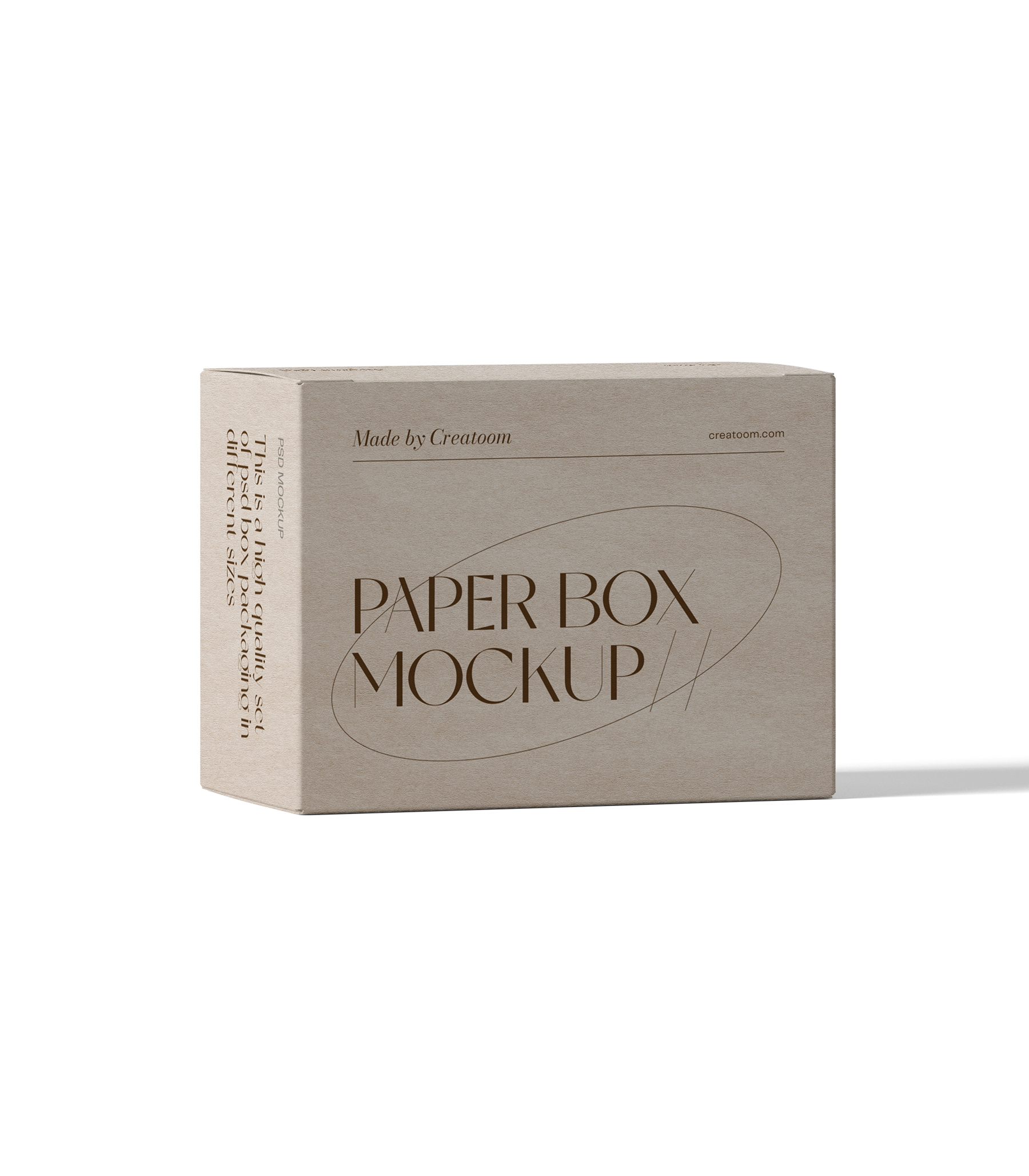 Mockup paper box v13 front view Mockup Paper Box V13 Front View