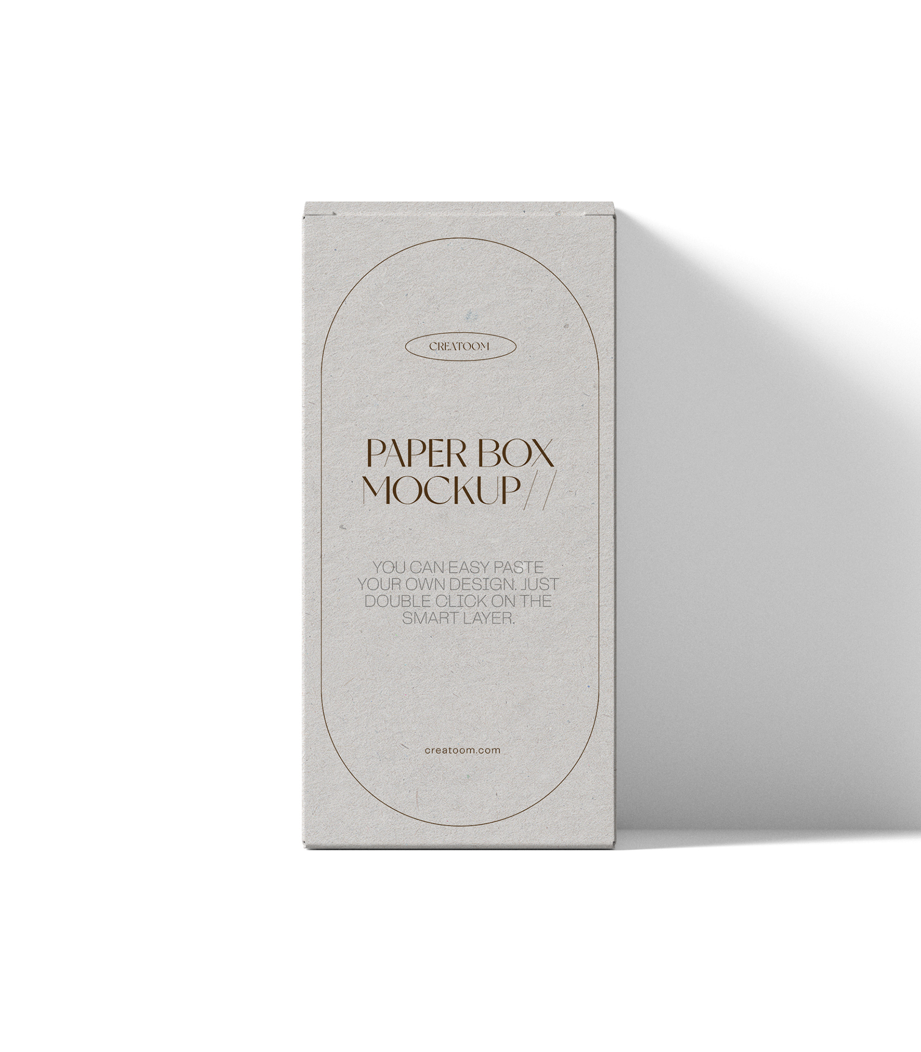 Mockup paper box v18 front view Mockup Paper Box V18 Front View