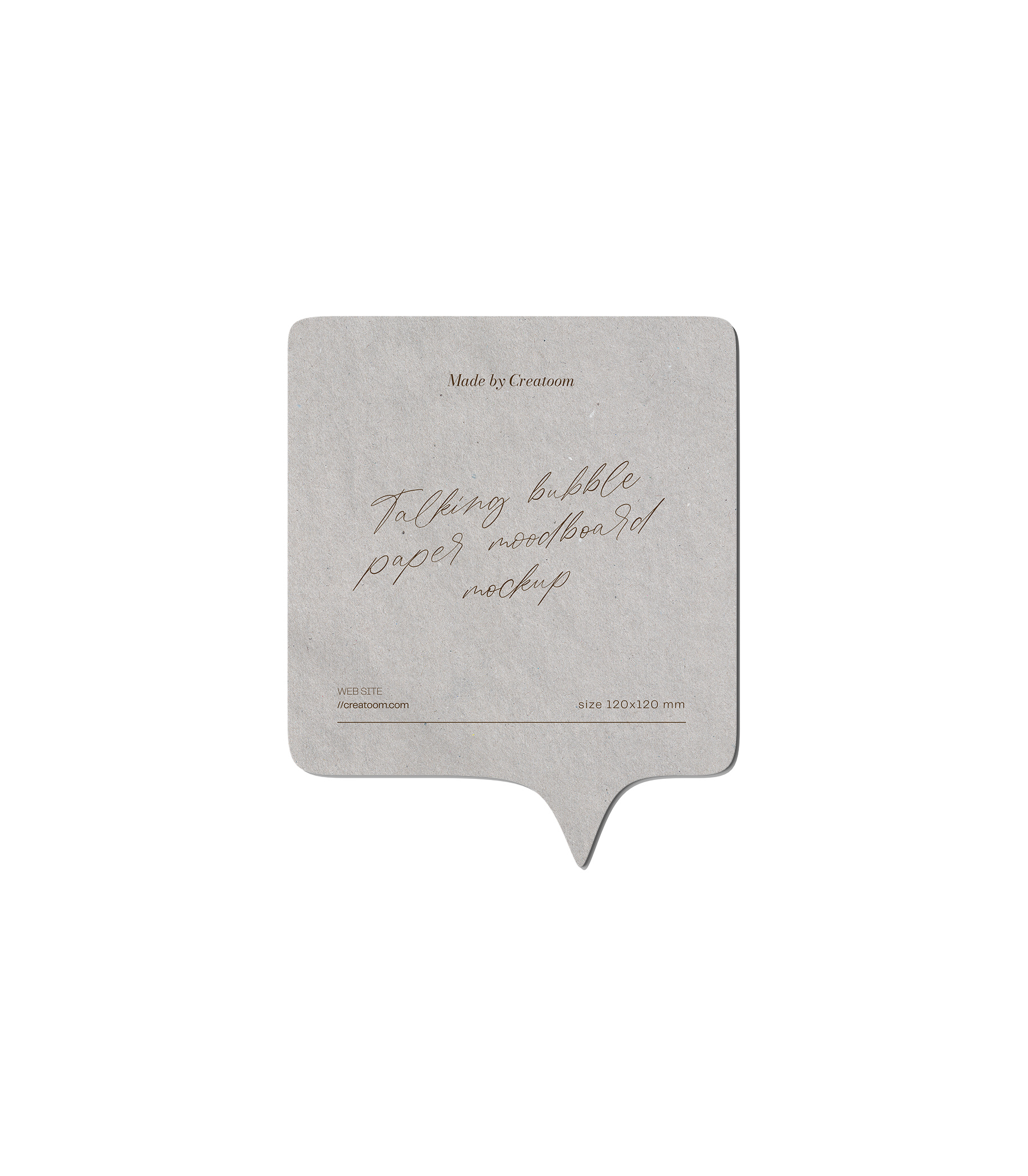 Mockup paper label v13 front view Mockup Paper Label V13 Front View