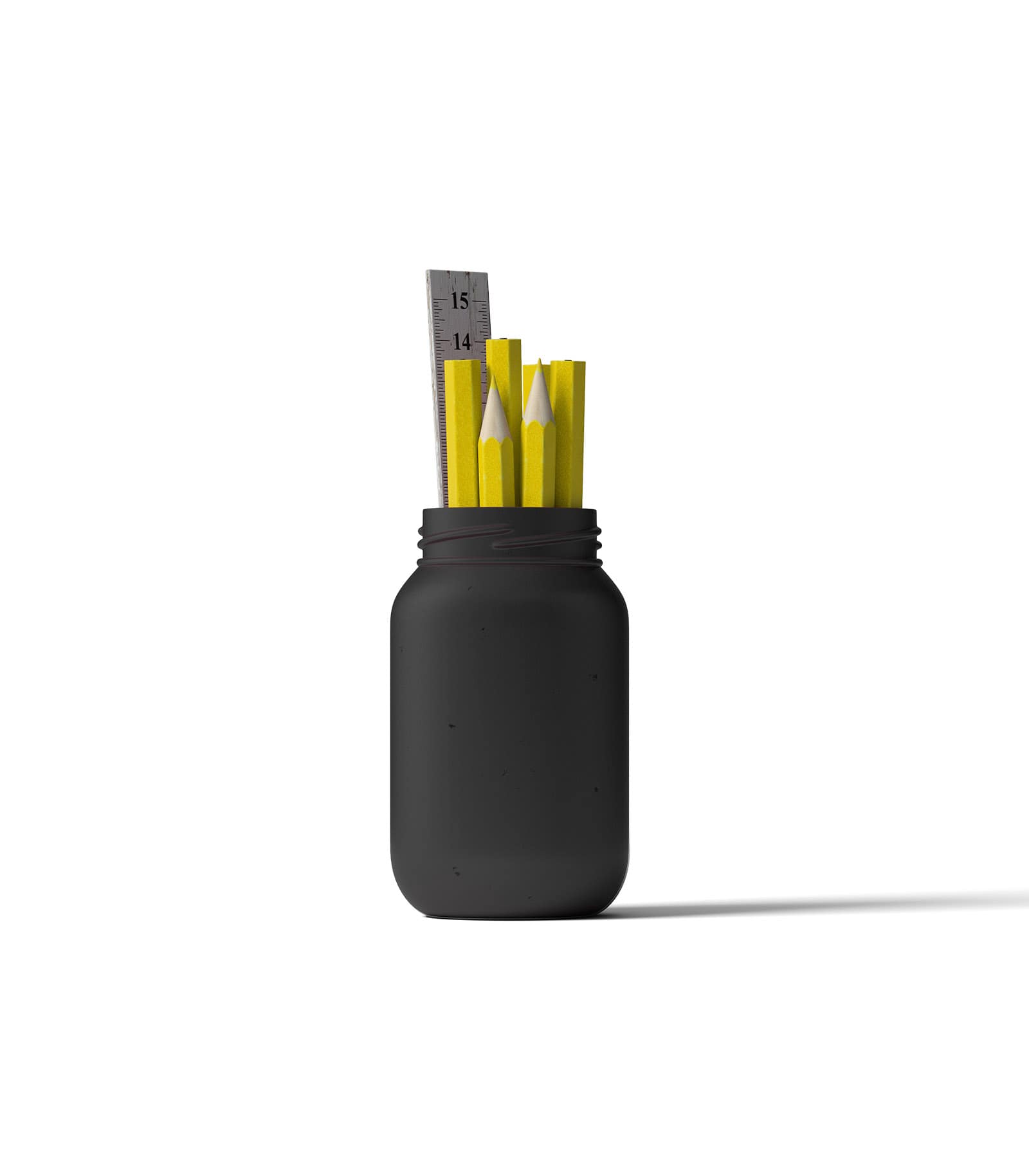 Mockup pencil stand front v6 Mockup Pencil Stand Front V6