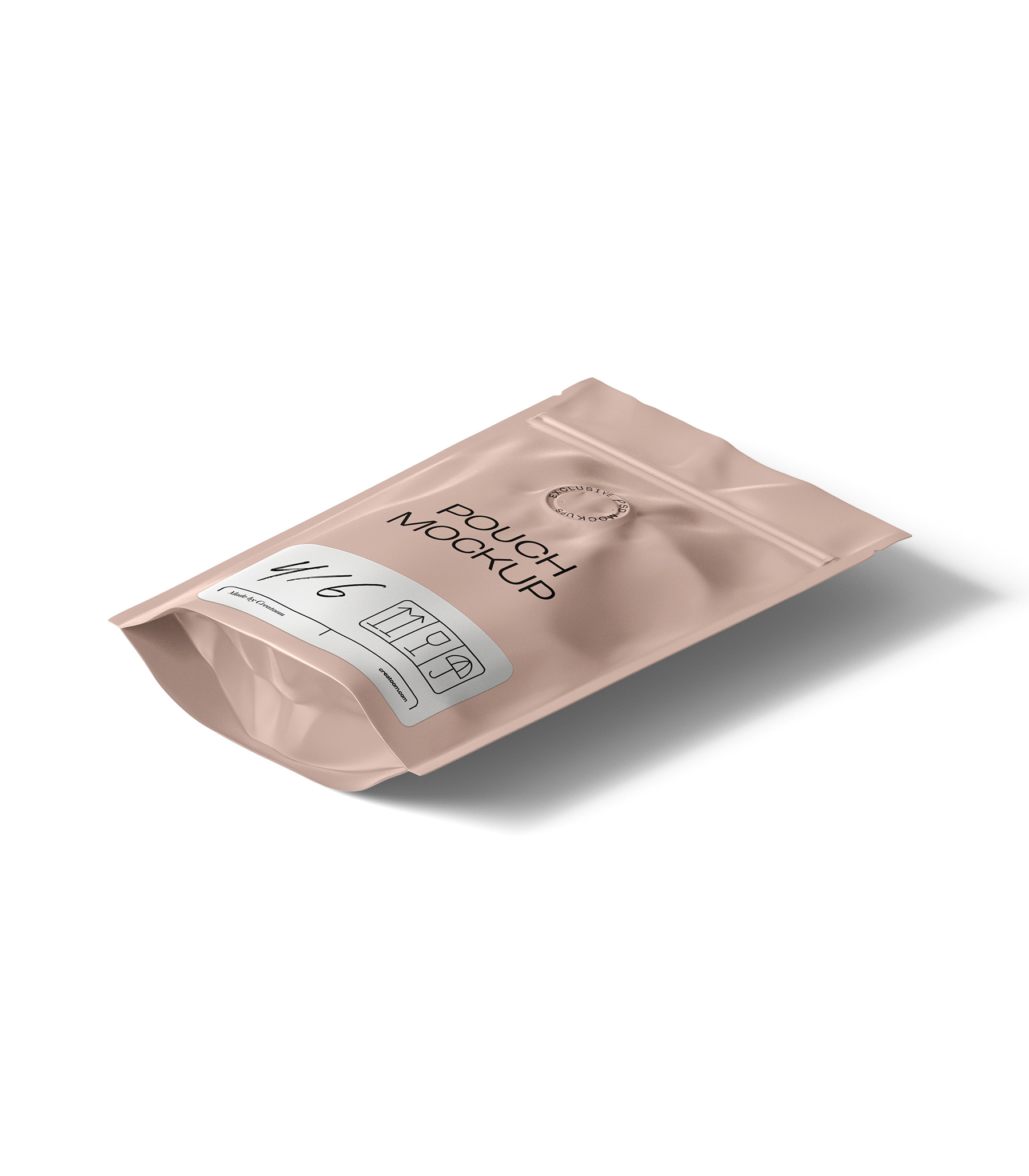 Mockup pouch v19 isometric Mockup Pouch V19 Isometric