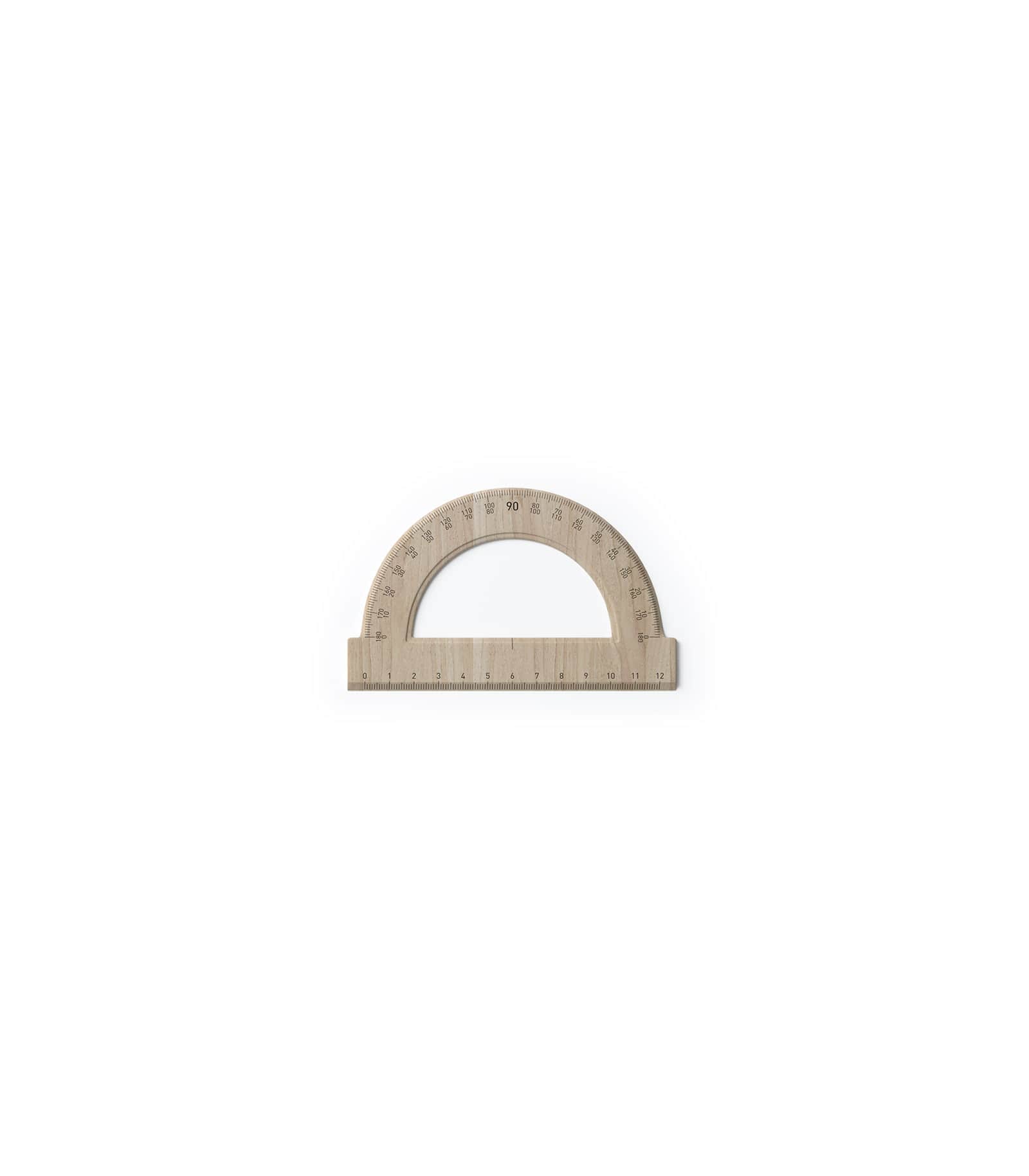Mockup protractor ruler top Mockup Protractor Ruler Top