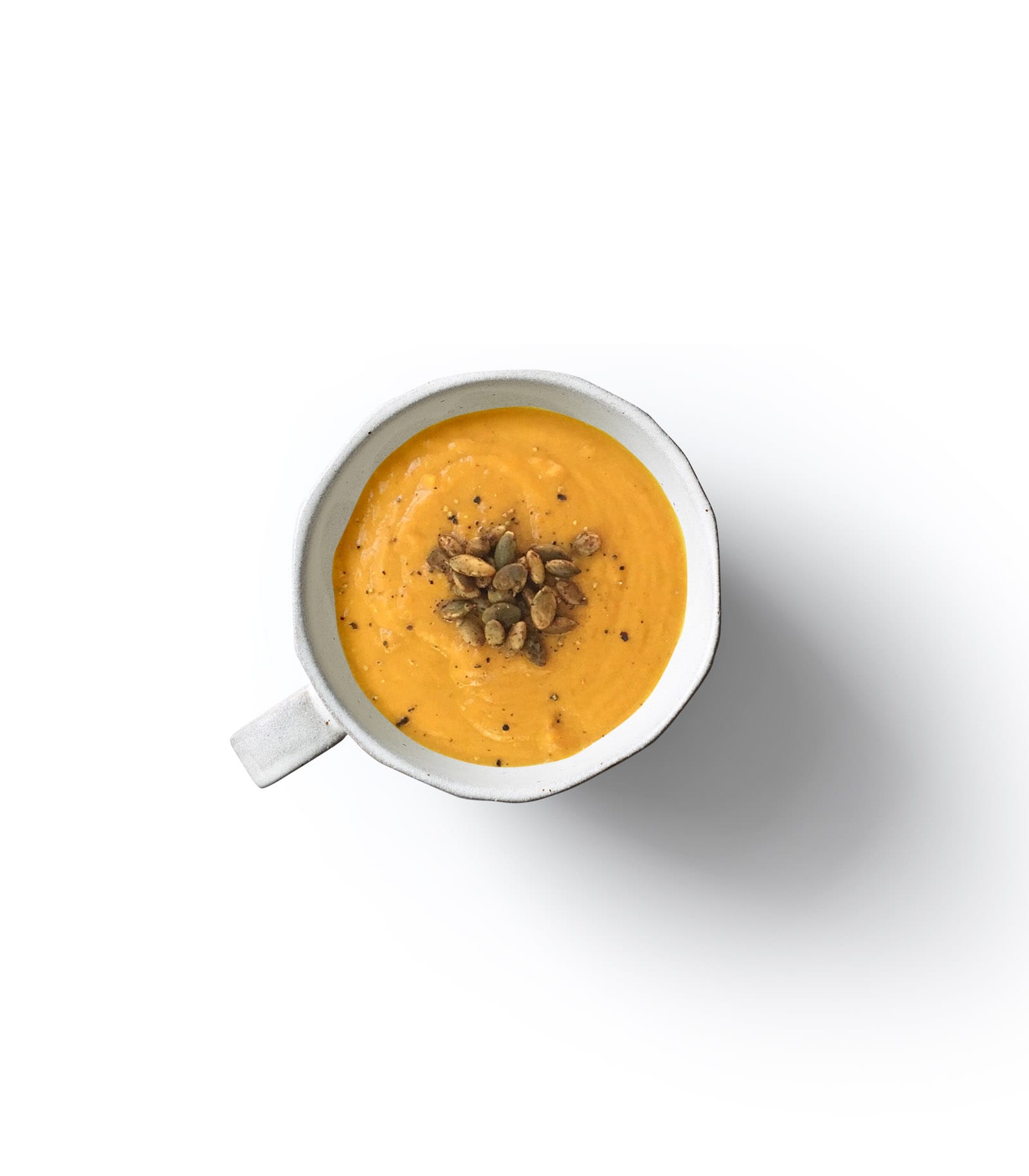 Mockup pumpkin puree soup top Mockup Pumpkin Puree Soup Top