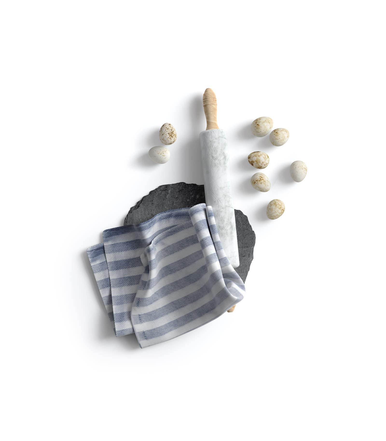 Mockup rolling pin with eggs top Mockup Rolling Pin With Eggs Top