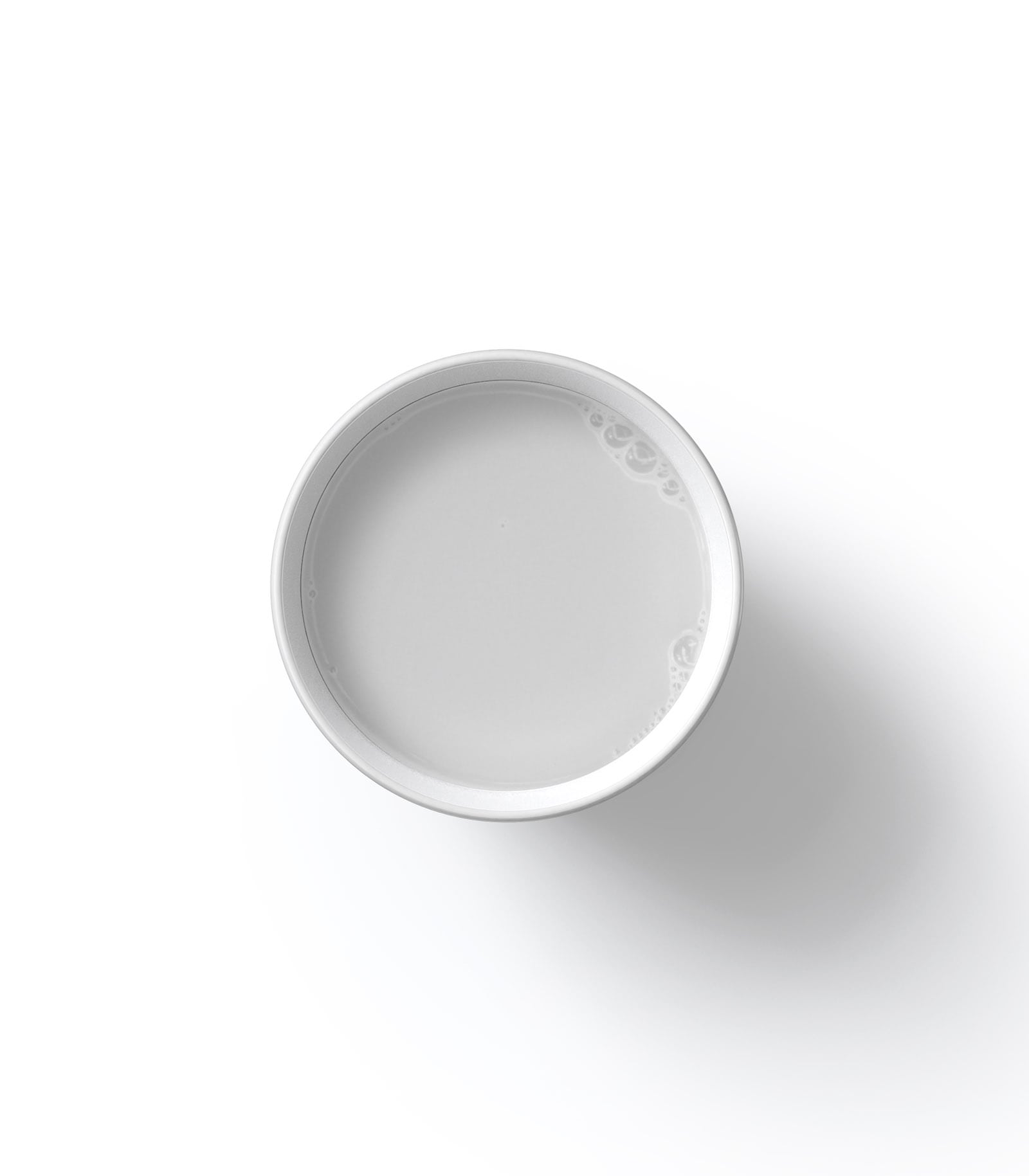 Mockup saucer with milk top Mockup Saucer With Milk Top