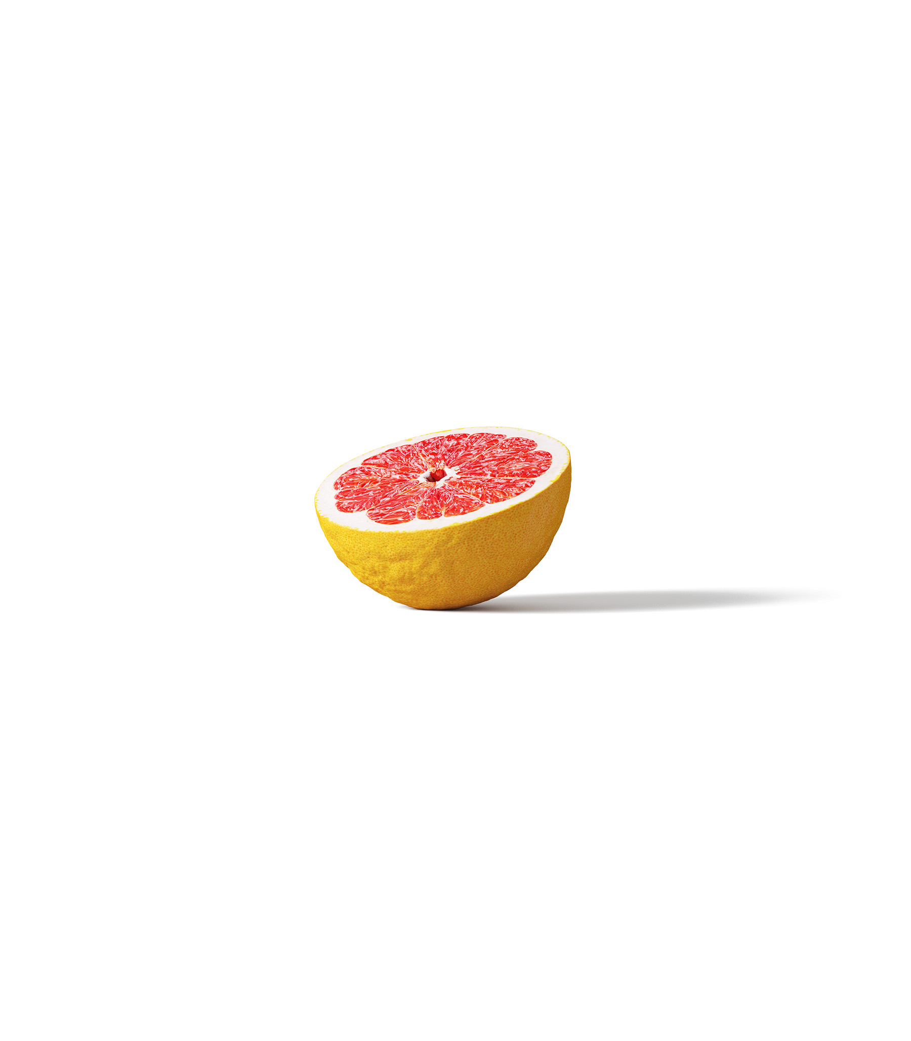 Mockup sliced grapefruit v2 front view Mockup Sliced Grapefruit V2 Front View