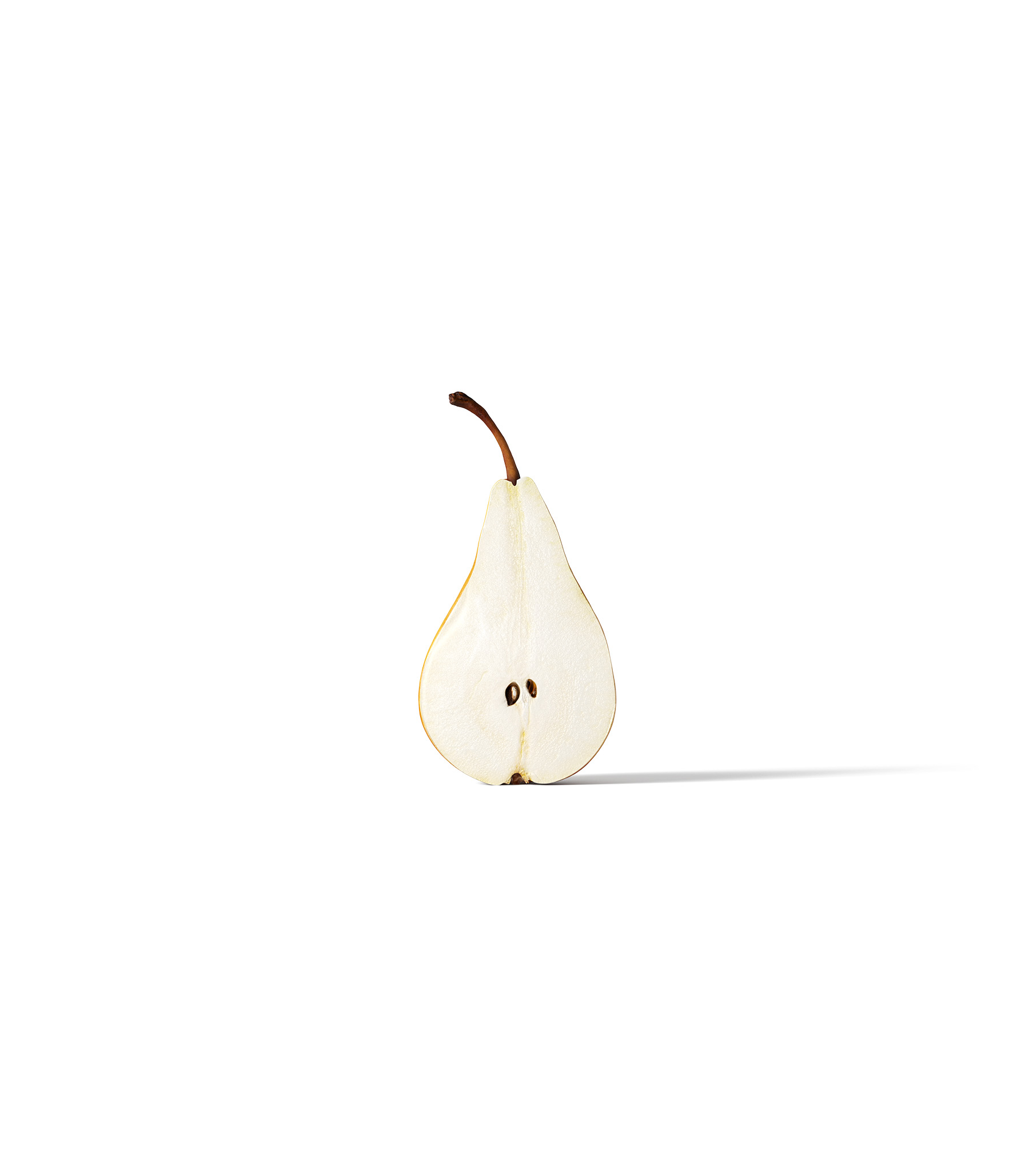 Mockup sliced pear v1 front view Mockup Sliced Pear V1 Front View