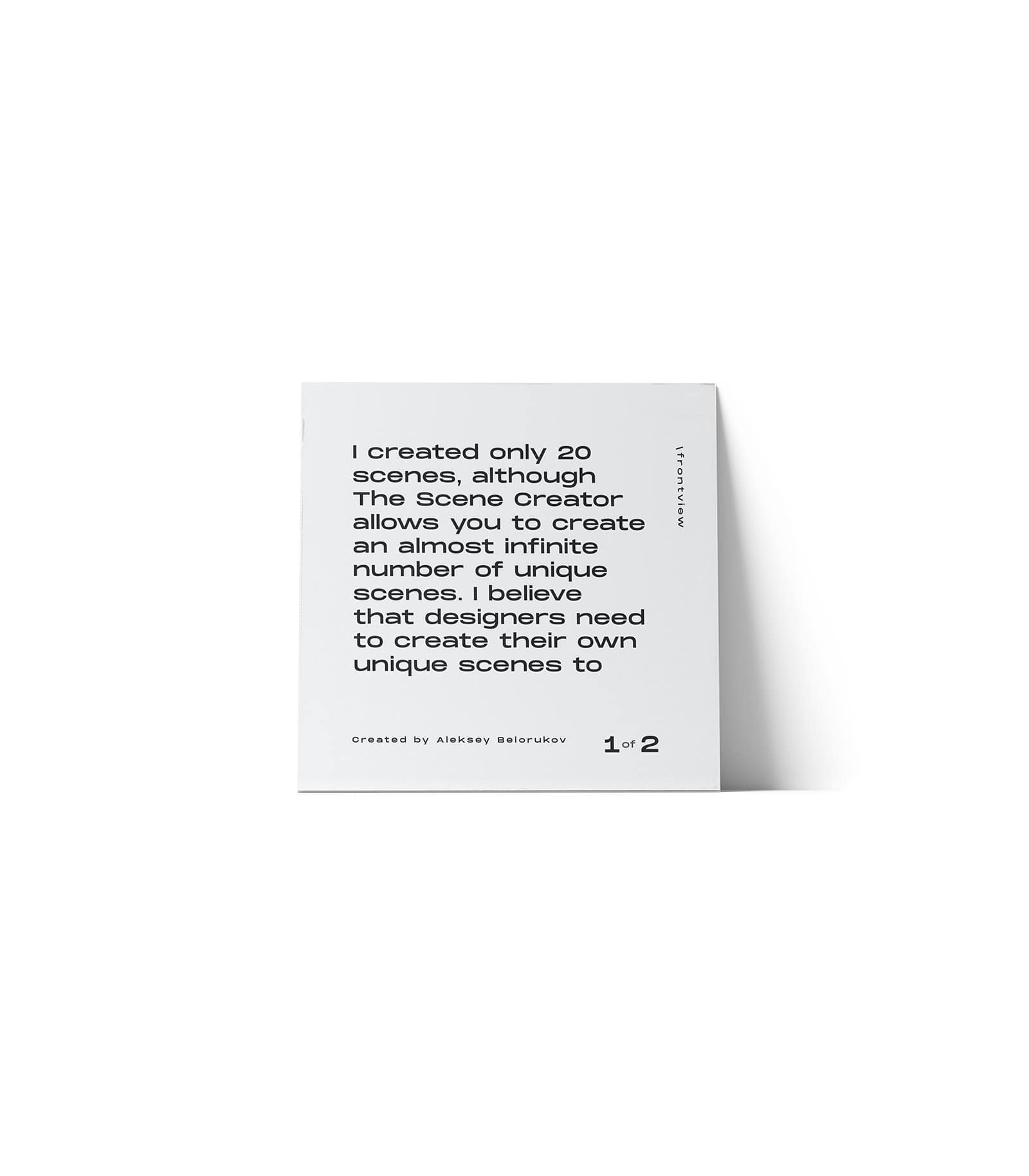 Mockup square paper v1 front Mockup Square Paper V1 Front