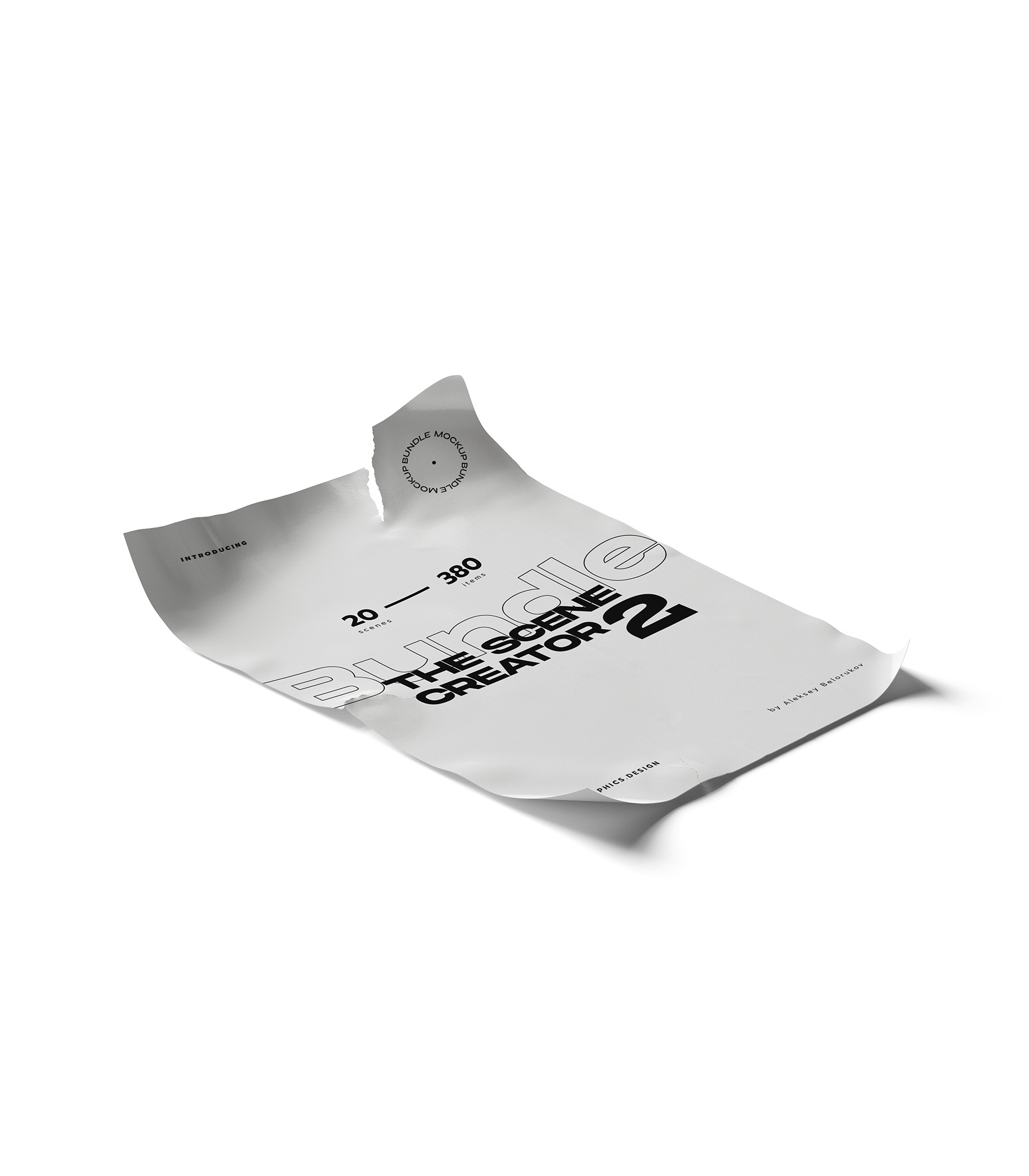 Mockup vertical paper v3 isometric Mockup Vertical Paper V3 Isometric