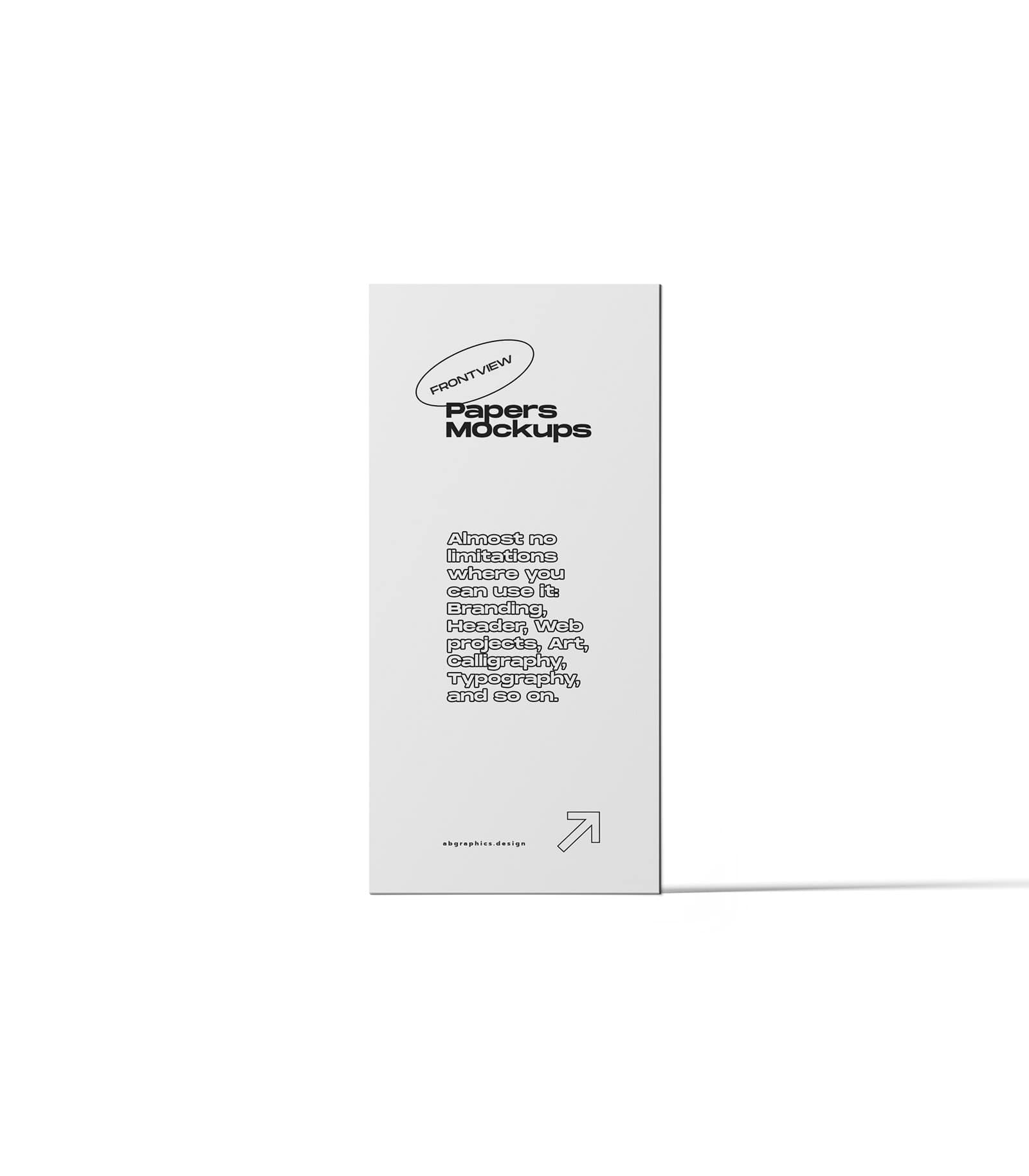 Mockup vertical paper v7 front Mockup Vertical Paper V7 Front