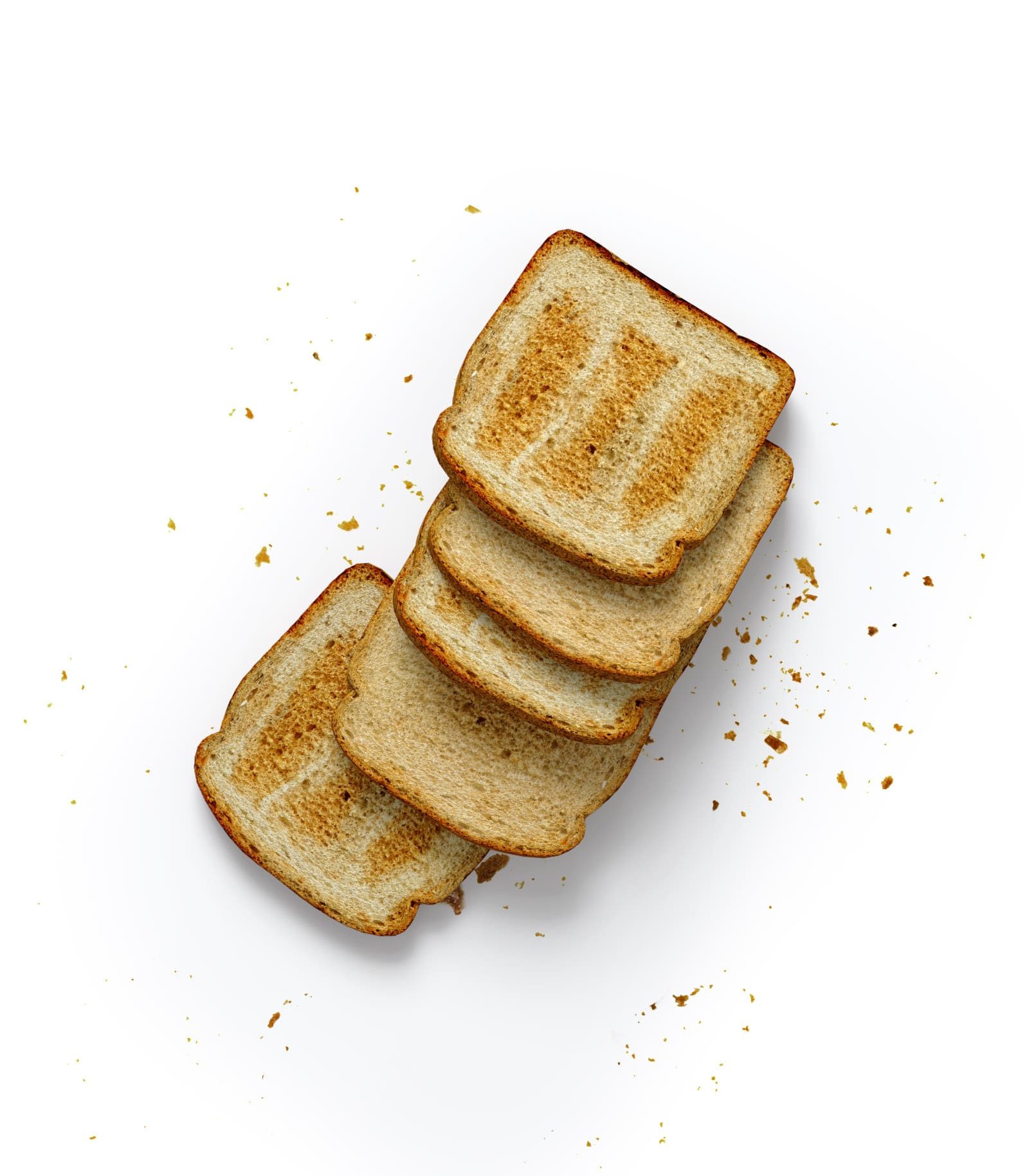 Mockup white bread toast top Mockup White Bread Toast Top
