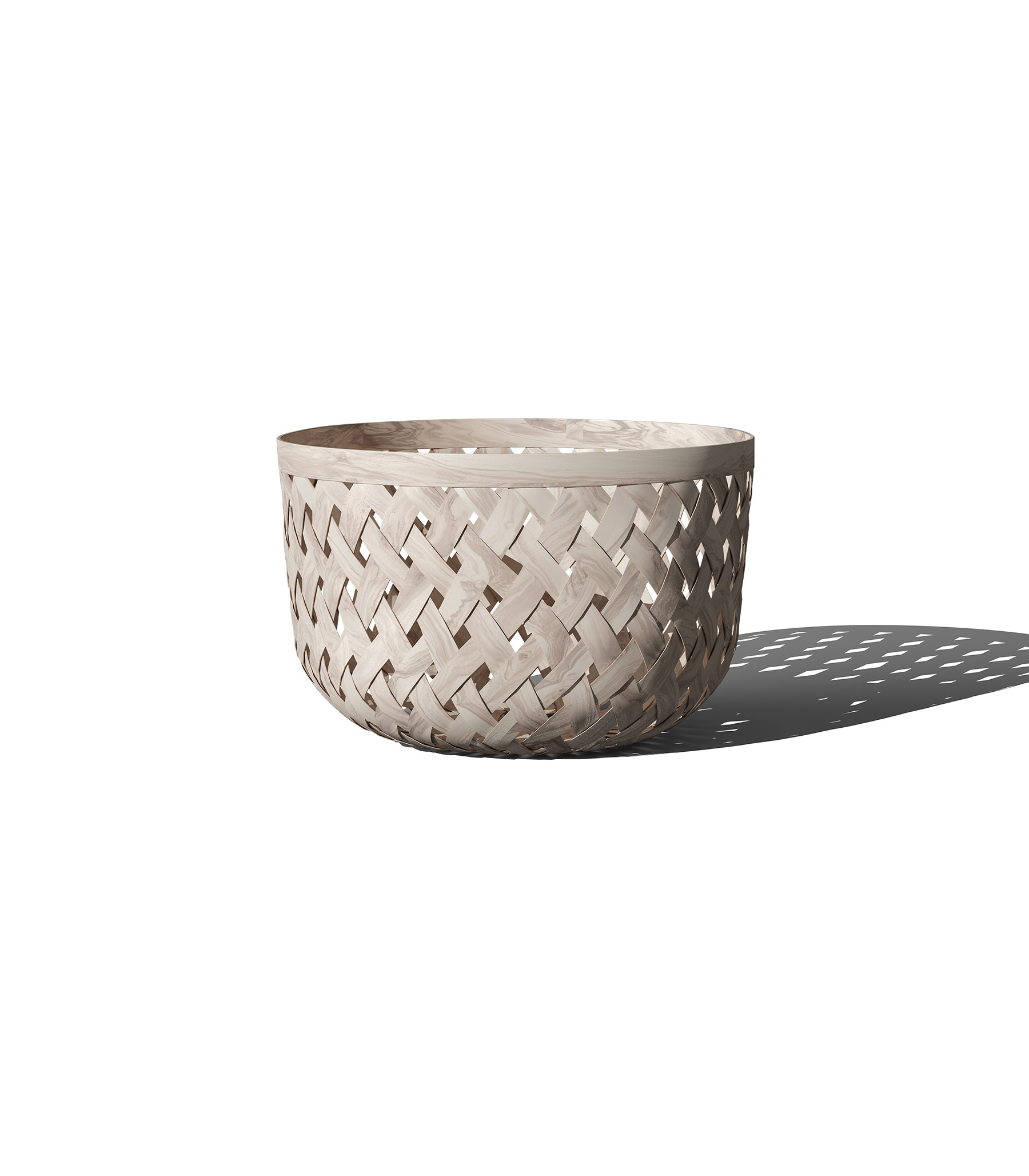 Mockup wicker basket v1 front view Mockup Wicker Basket V1 Front View